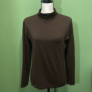 Athletic Works Brown Long Sleeve Top